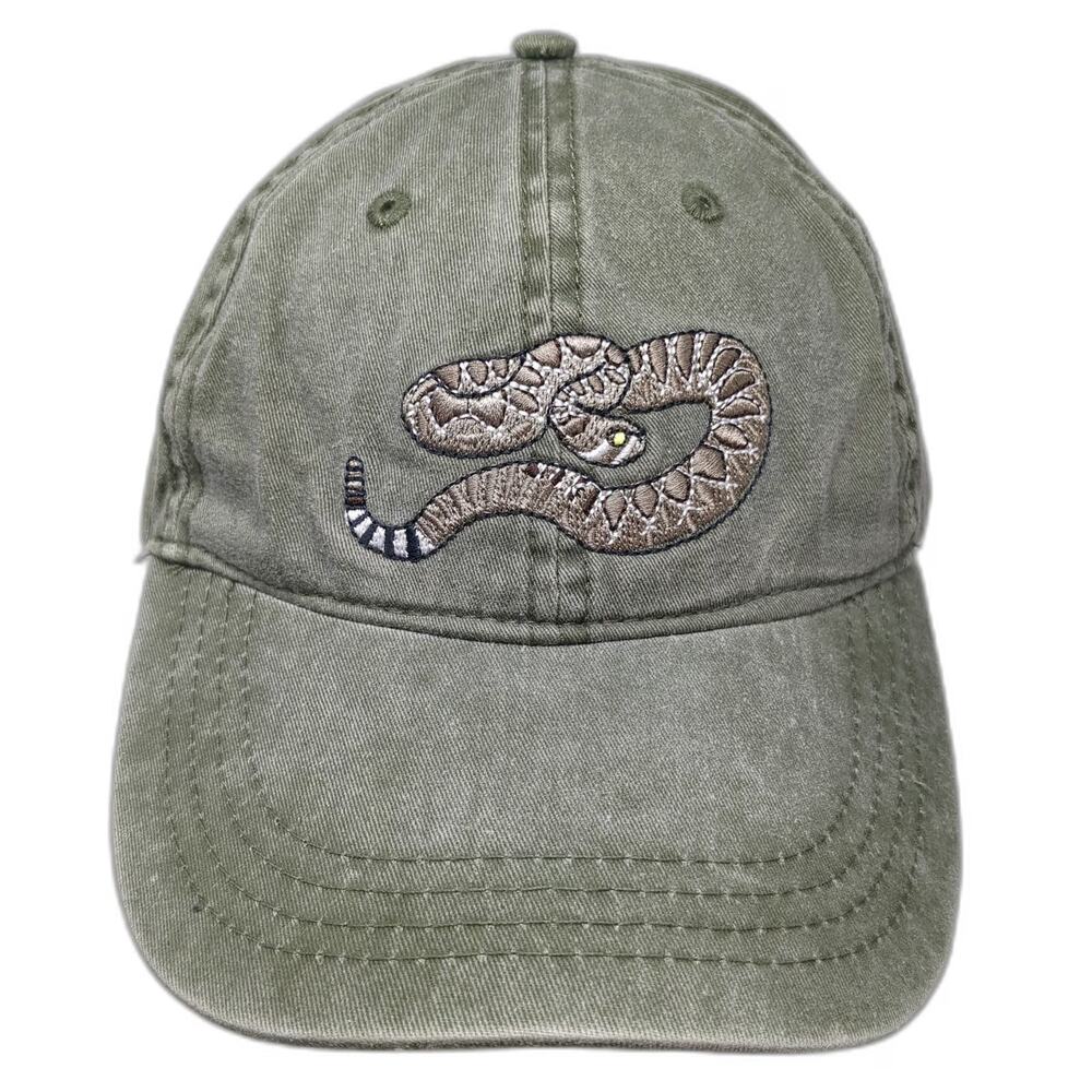 ECO Baseball Cap Green OSFM Guadalupe Mountains National Park Rattlesnake Hat